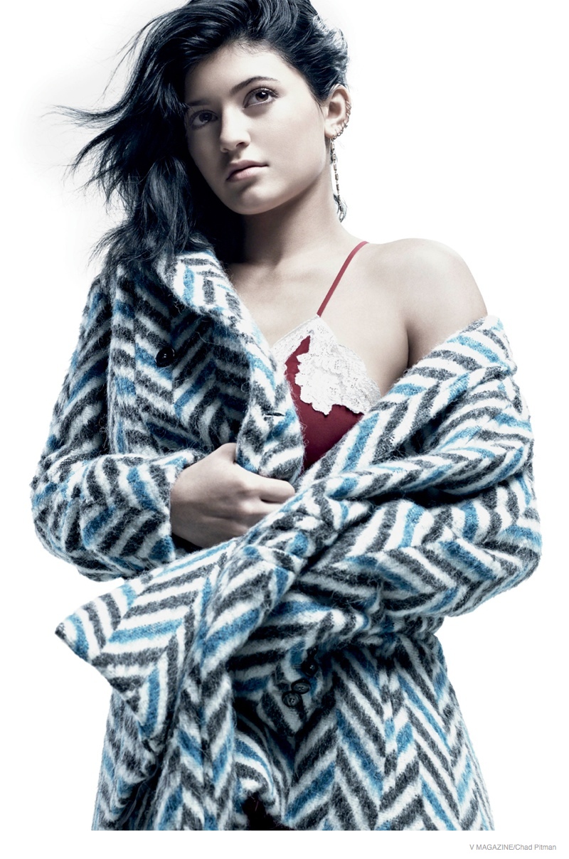 Kylie Jenner Models Chanel & Armani for V Magazine