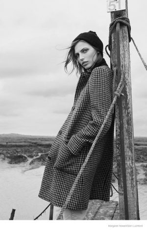 Karlina Caune Wears Outerwear in Margaret Howell Fall 2014 Campaign ...