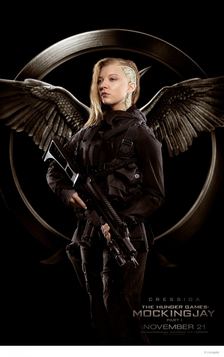Natalie Dormer as Cressida in Rebel Poster for "The Hunger Games: Mockingjay Part 1"