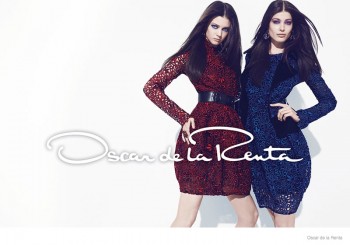 Diana Moldovan + Larissa Hofmann Get Glam in Oscar de la Renta's Fall Ads Diana Moldovan + Larissa Hofmann Get Glam in Oscar de la Renta's Fall Ads