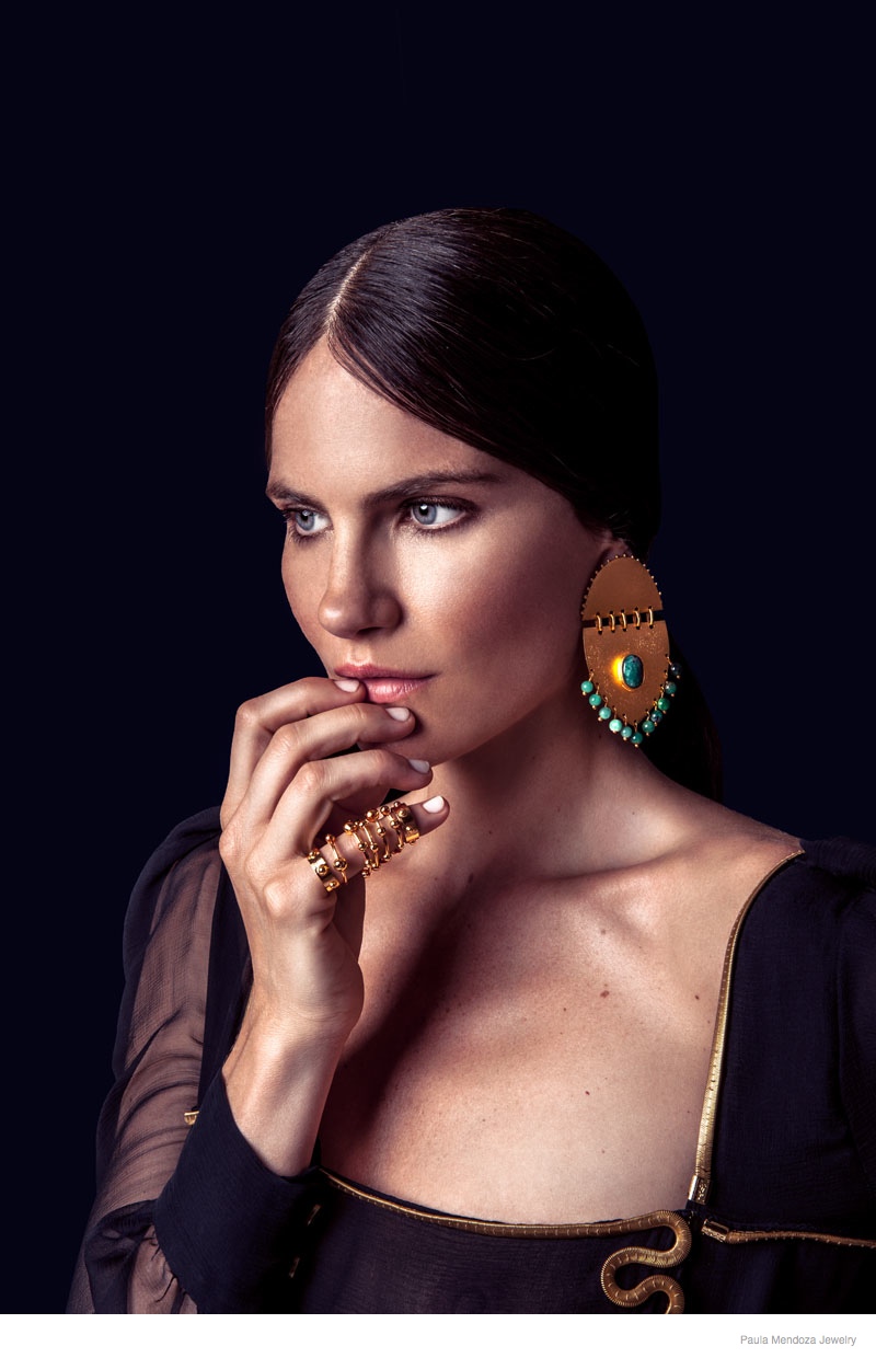 Missy Rayder Shines in Paula Mendoza’s Spring/Summer 2015 Jewelry Collection