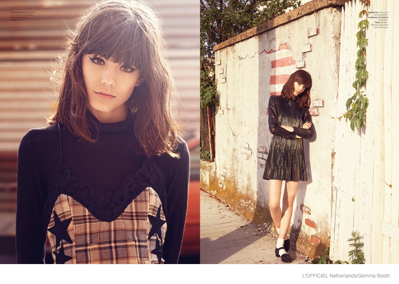 Ewa Wladymiruk Gets Retro in Rockaway Beach for L’Officiel Netherlands Feature