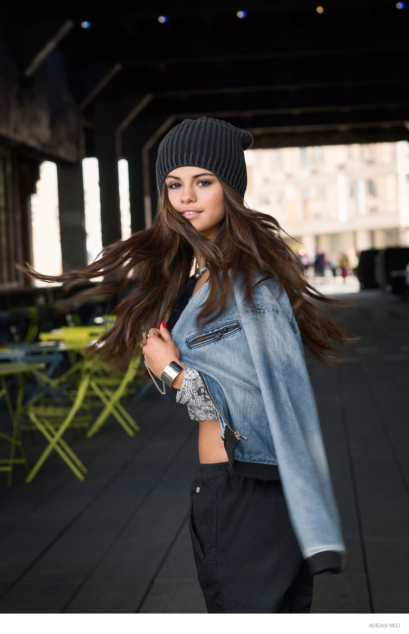 Selena Gomez Takes on Downtown Style for Her adidas NEO Fall 2014 Ads