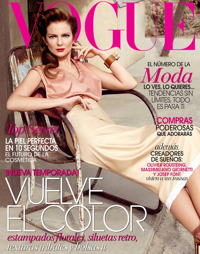 Model Eniko Mihalik by Yu Tsai (Vogue Mexico March 2014 Cover)