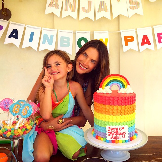 Alessandra Ambrosio celebrates her daughter Anja's 6th birthday
