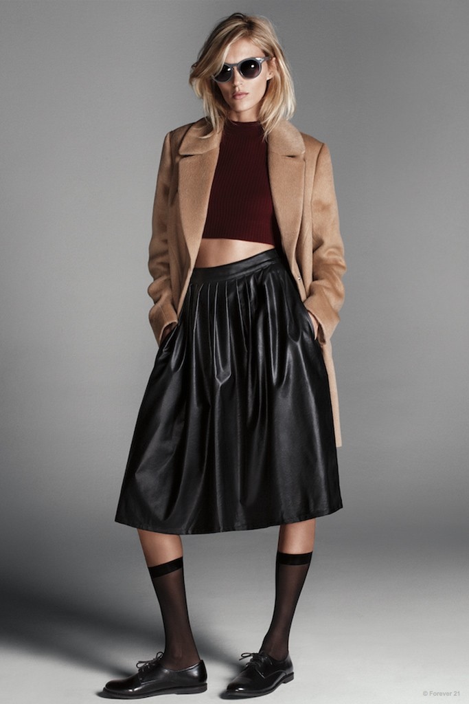 Anja Rubik Fronts Forever 21 Fall Outerwear Edit Campaign