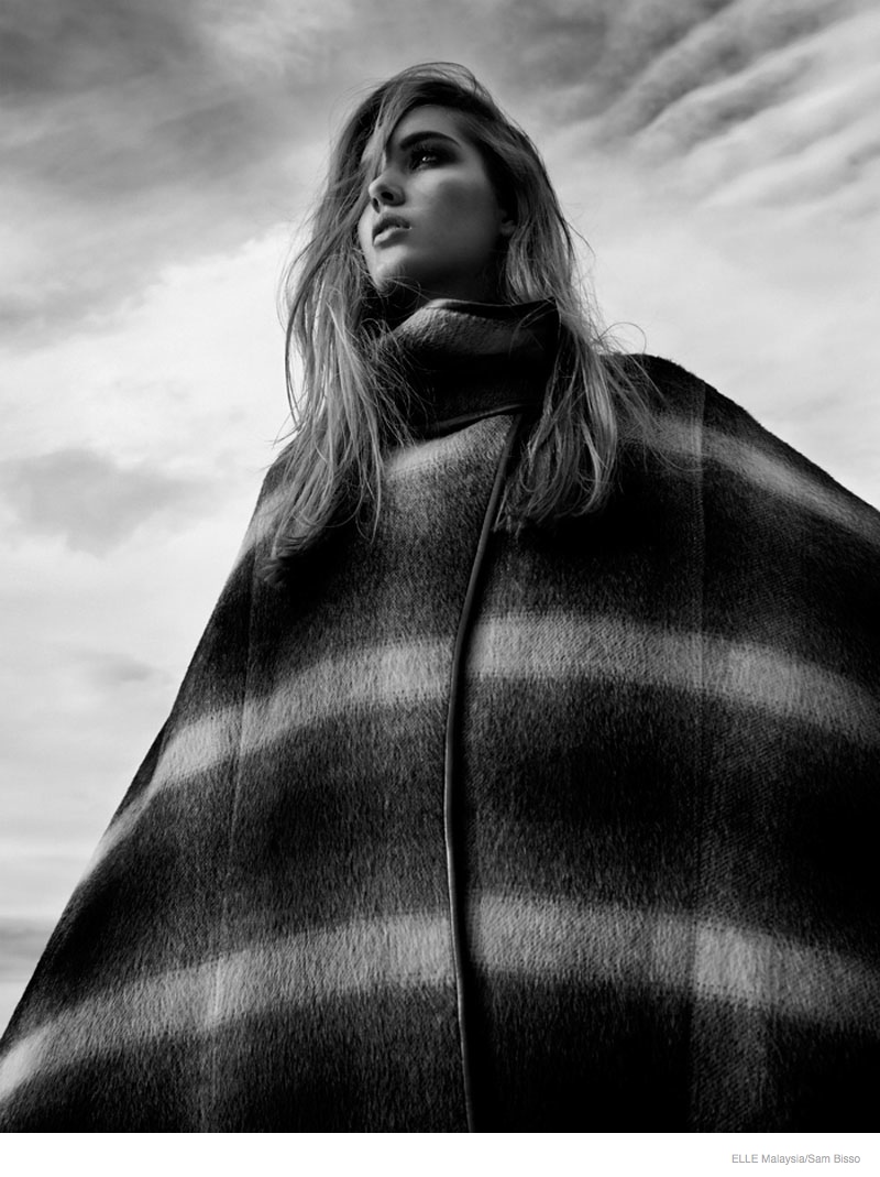Adele McKenn Wears Fall Outerwear for Elle Malaysia by Sam Bisso