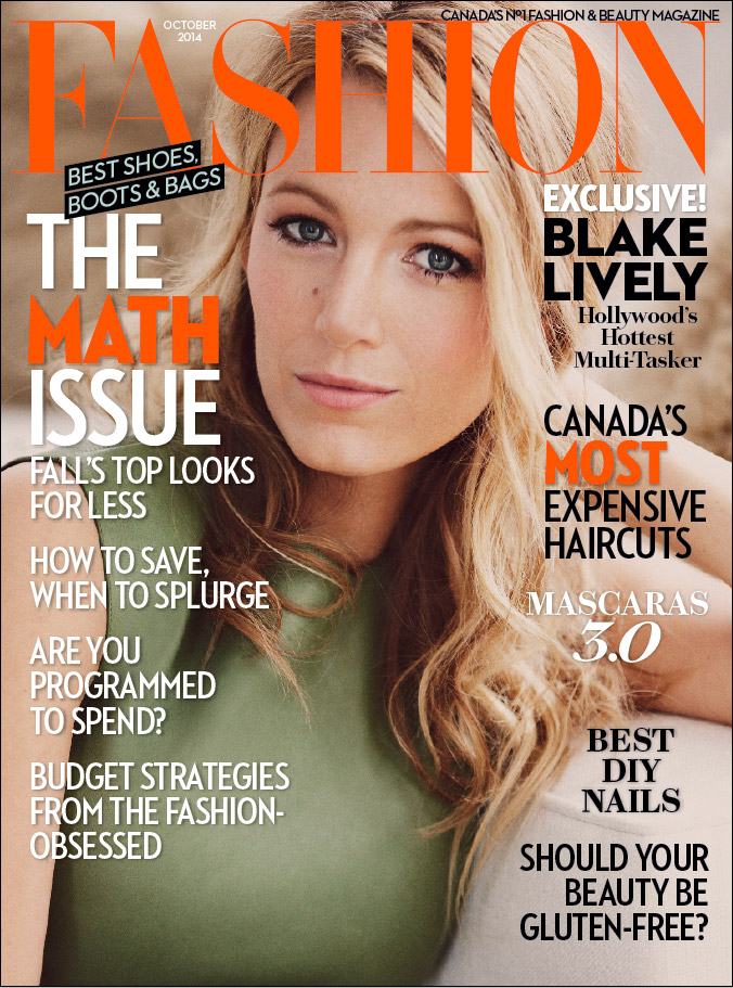 Blake Lively Covers FASHION Magazine, Chats About “Age of Adaline"