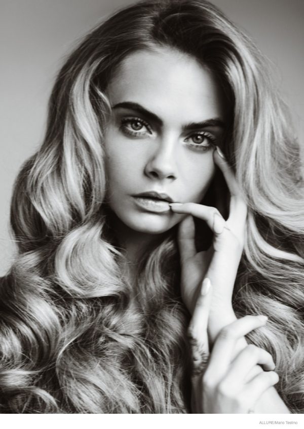 Cara Delevingne Stuns for Mario Testino in Cover Story of Allure ...