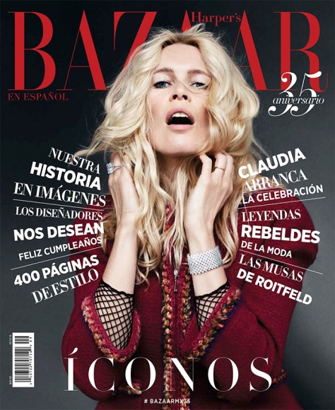 Naomi Campbell Stuns in Jewel Tones for Bazaar Latin America Cover ...
