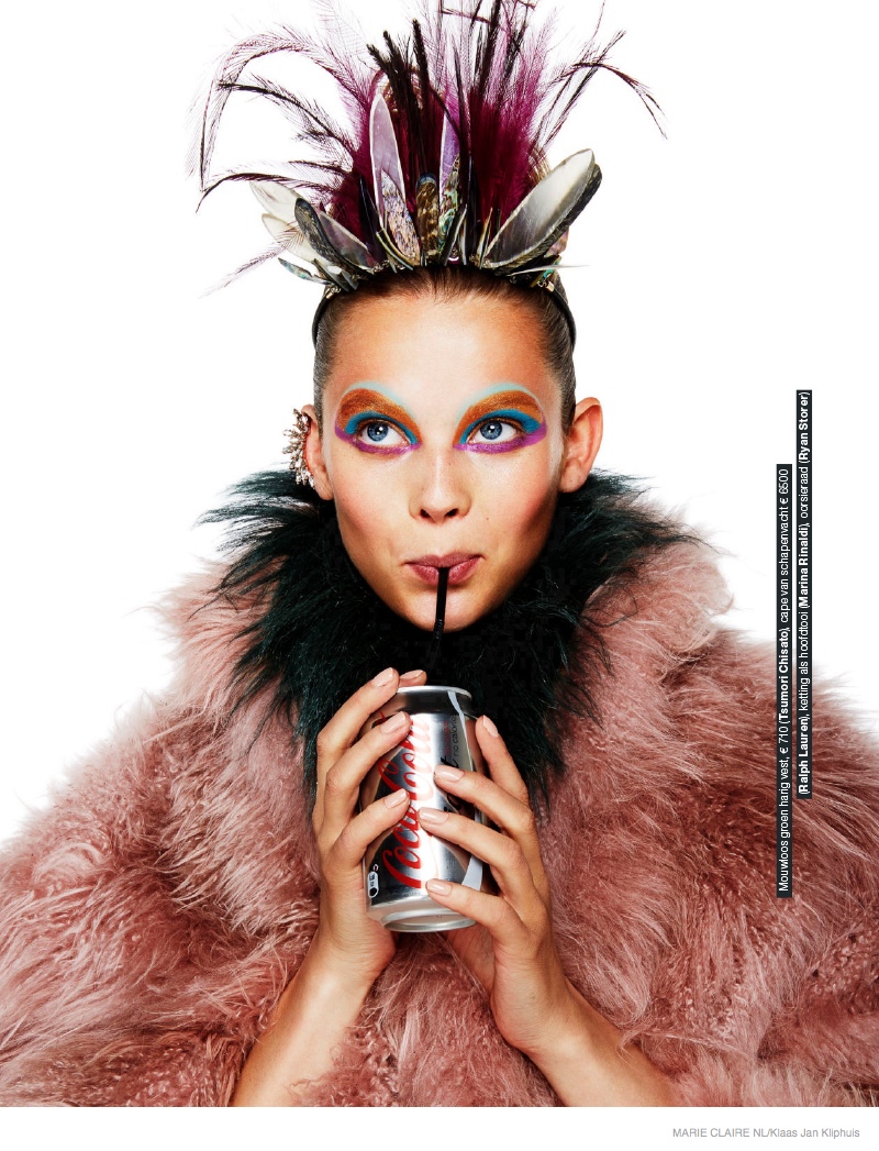 Anouk de Heer Models Daring Fashions for Marie Claire NL by Klaas Jan Kliphuis