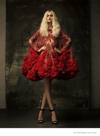 Victoria Anderson Models Dramatic Looks for Schon! Feature Victoria Anderson Models Dramatic Looks for Schon! Feature