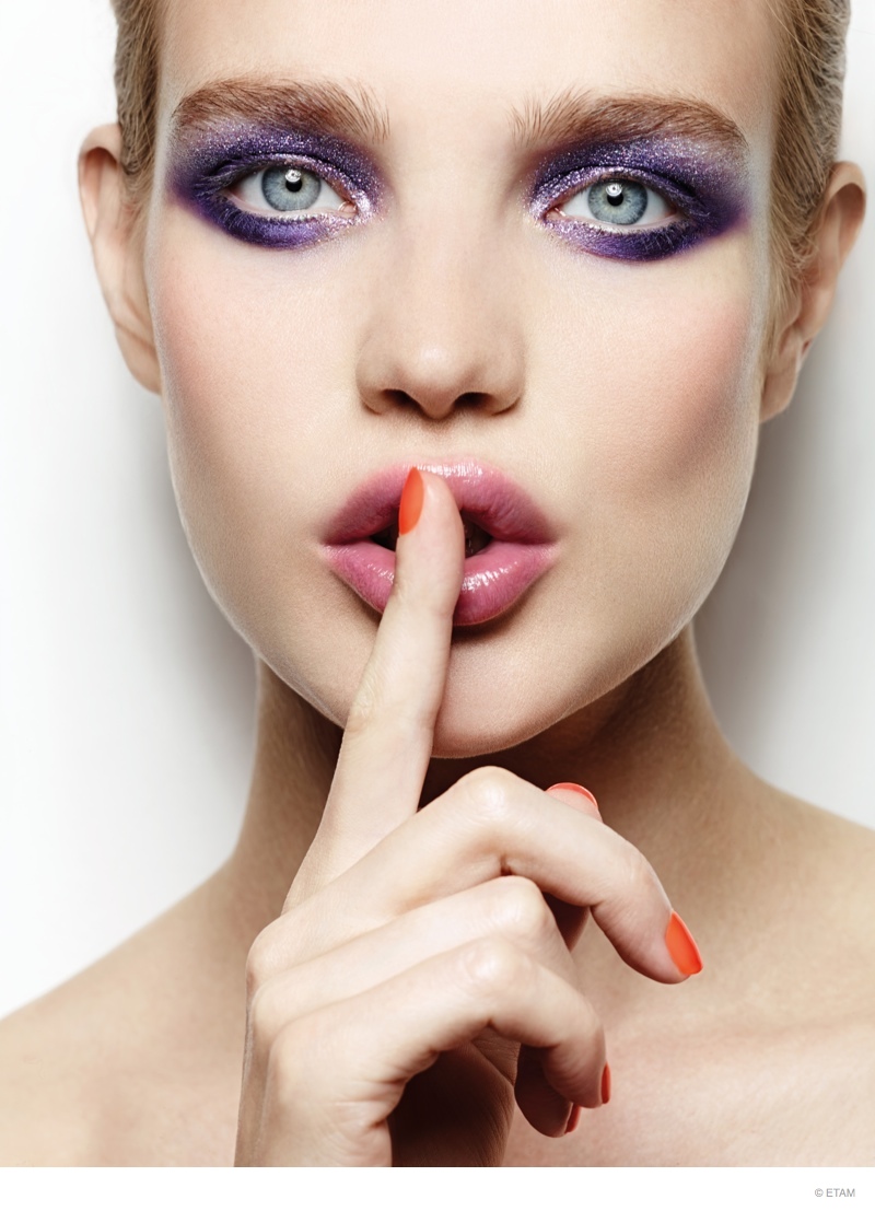 Natalia Vodianova Stuns for Etam Makeup Ad Campaign