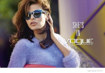 Eva Mendes Stars in Vogue Eyewear's Fall/Winter 2014 Ads Eva Mendes Stars in Vogue Eyewear's Fall/Winter 2014 Ads