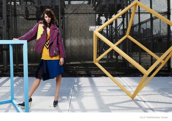 Egle Tvirbutaite Sports Fall Coats for Elle Taiwan by Zoltan Tombor Egle Tvirbutaite Sports Fall Coats for Elle Taiwan by Zoltan Tombor