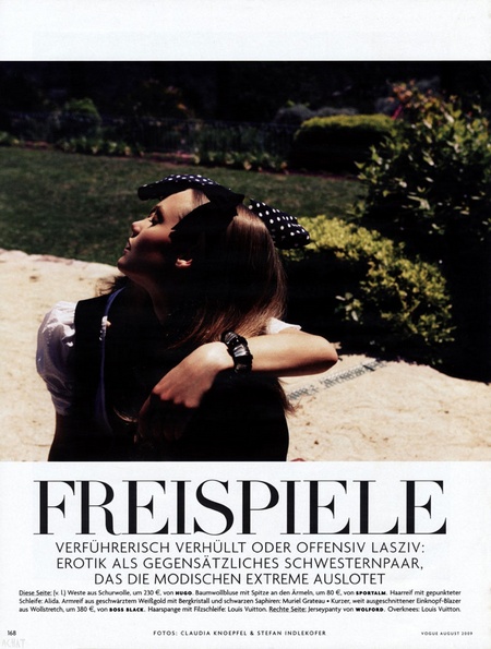 Freispiele | Laura Blokhina & Queeny van der Zande in Vogue Germany