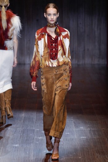Gucci Goes Back to the 70s for Spring 2015