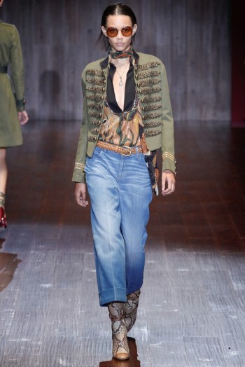 Gucci Goes Back to the 70s for Spring 2015