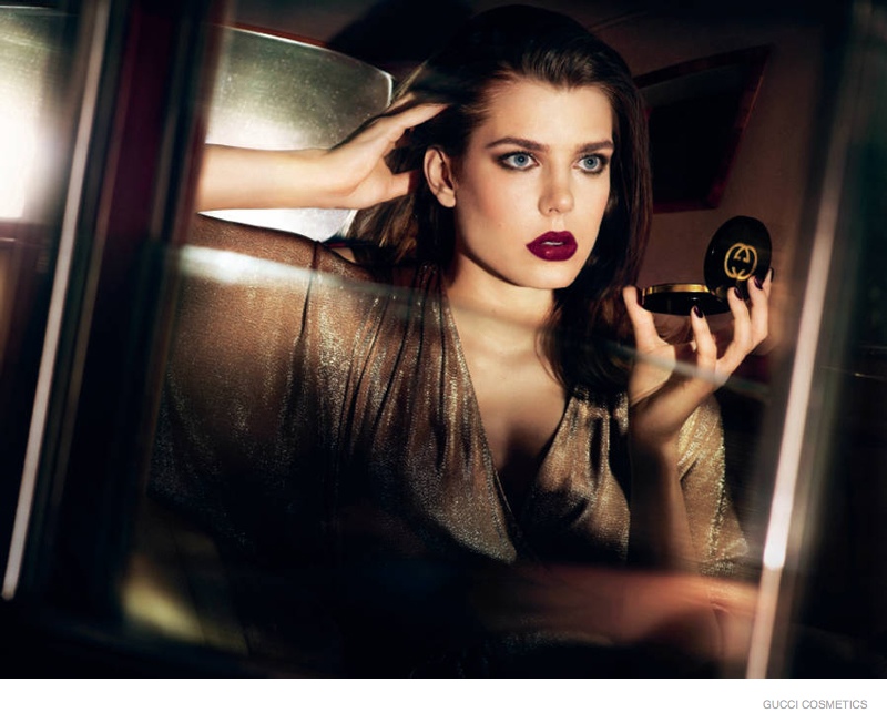 Charlotte Casiraghi Stuns in Gucci Cosmetics Campaign by Mert & Marcus