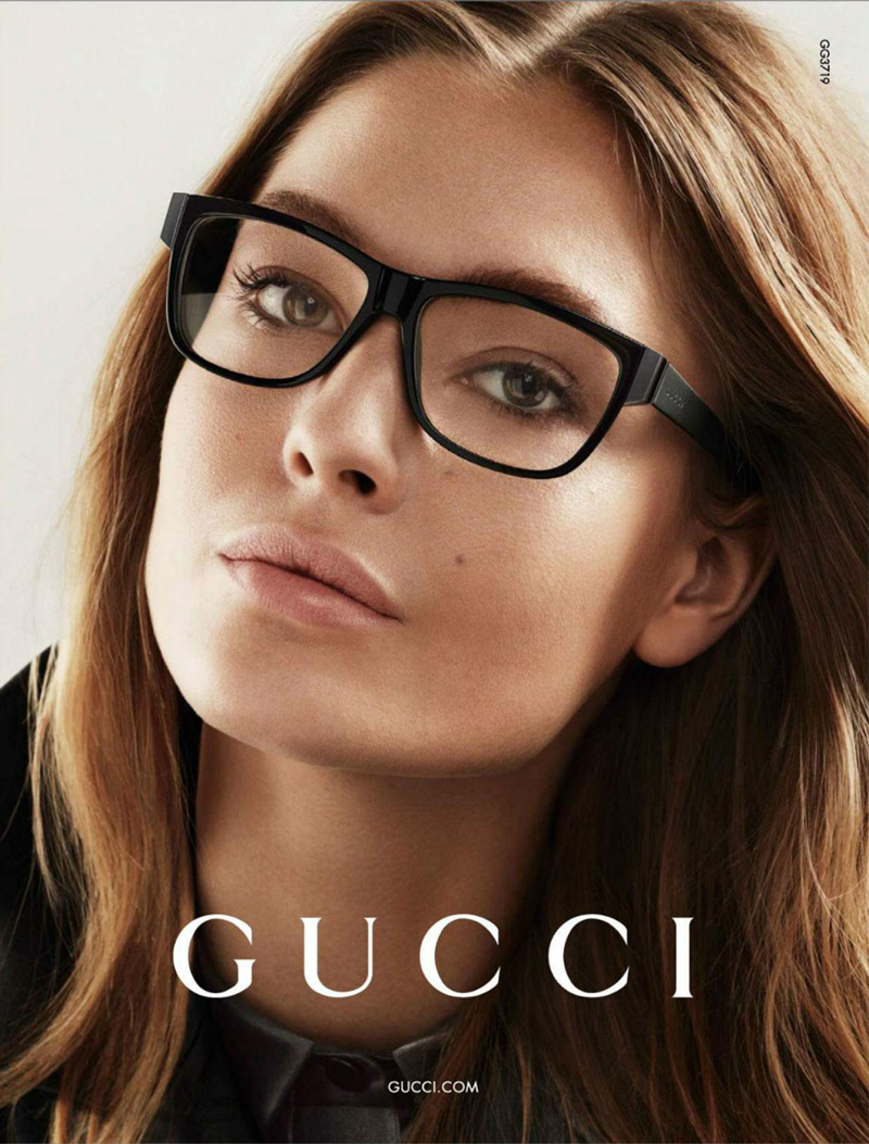 Nadja Bender Appears in Gucci Eyewear Fall 2014 Ad