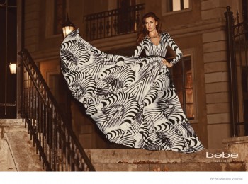 Irina Shayk Gets Glam in Bebe's Fall 2014 Ad Campaign Irina Shayk Gets Glam in Bebe's Fall 2014 Ad Campaign
