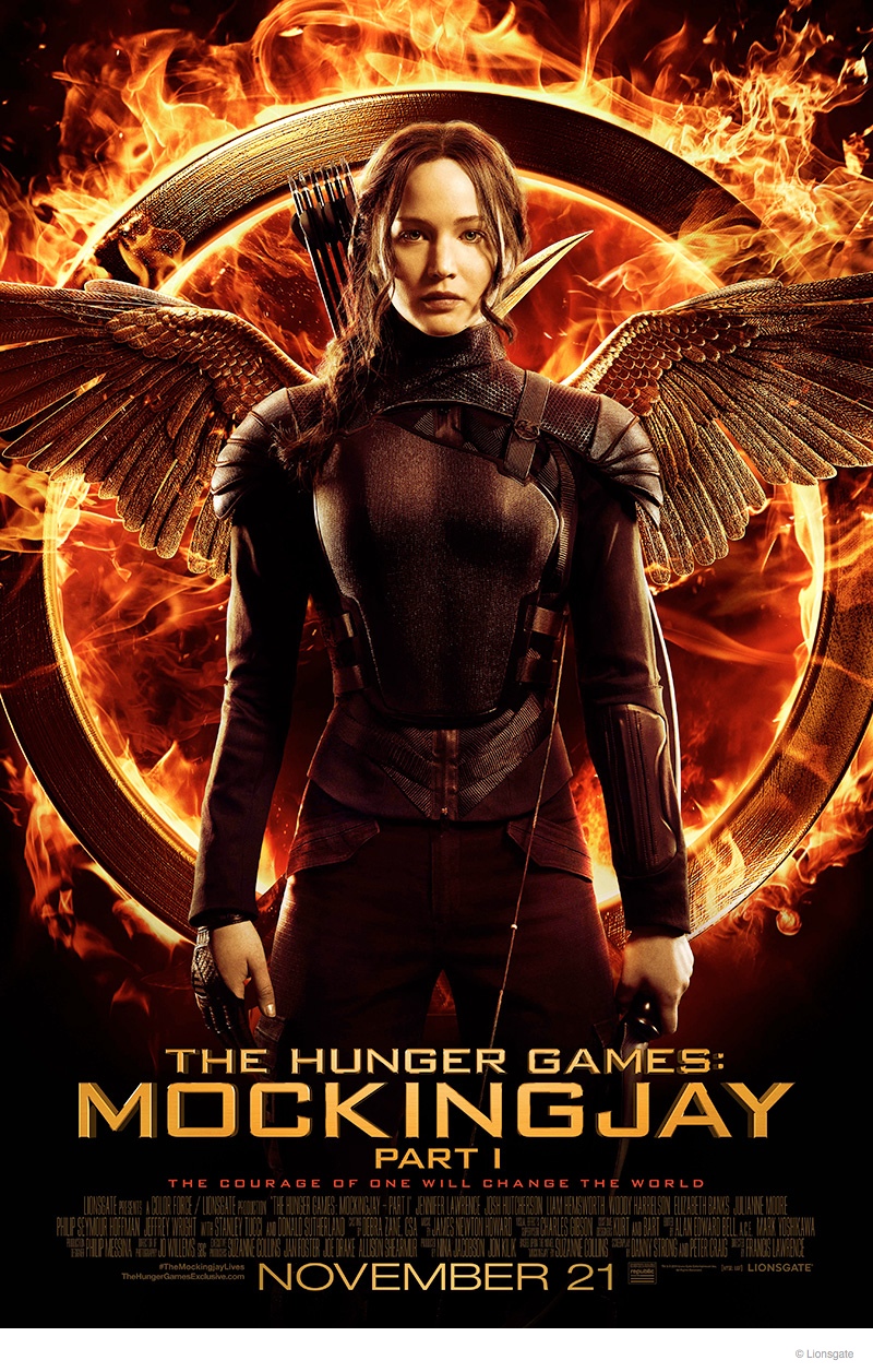 Jennifer Lawrence is Ready for Battle in “The Hunger Games: Mockingjay” Poster