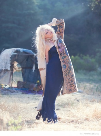 Kirsten Dunst Wears Bohemian Style for The Edit Feature Kirsten Dunst Wears Bohemian Style for The Edit Feature