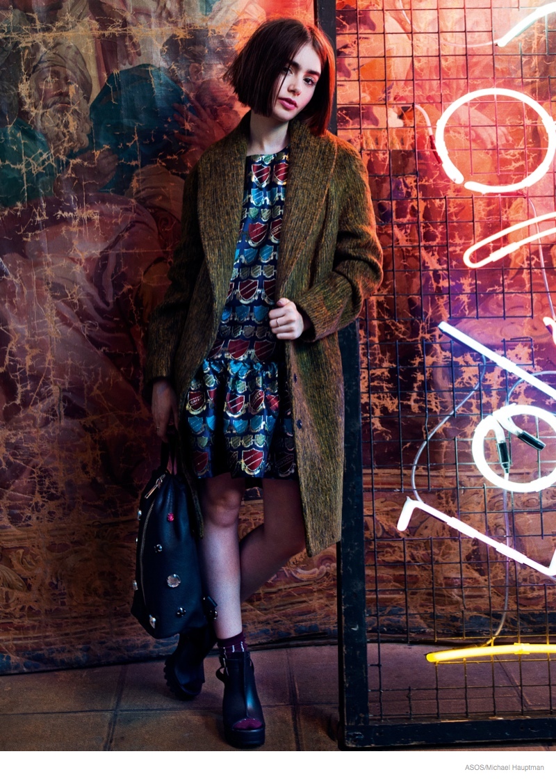 Lily Collins Stars In Asos Talks Style Meeting Karl Lagerfeld
