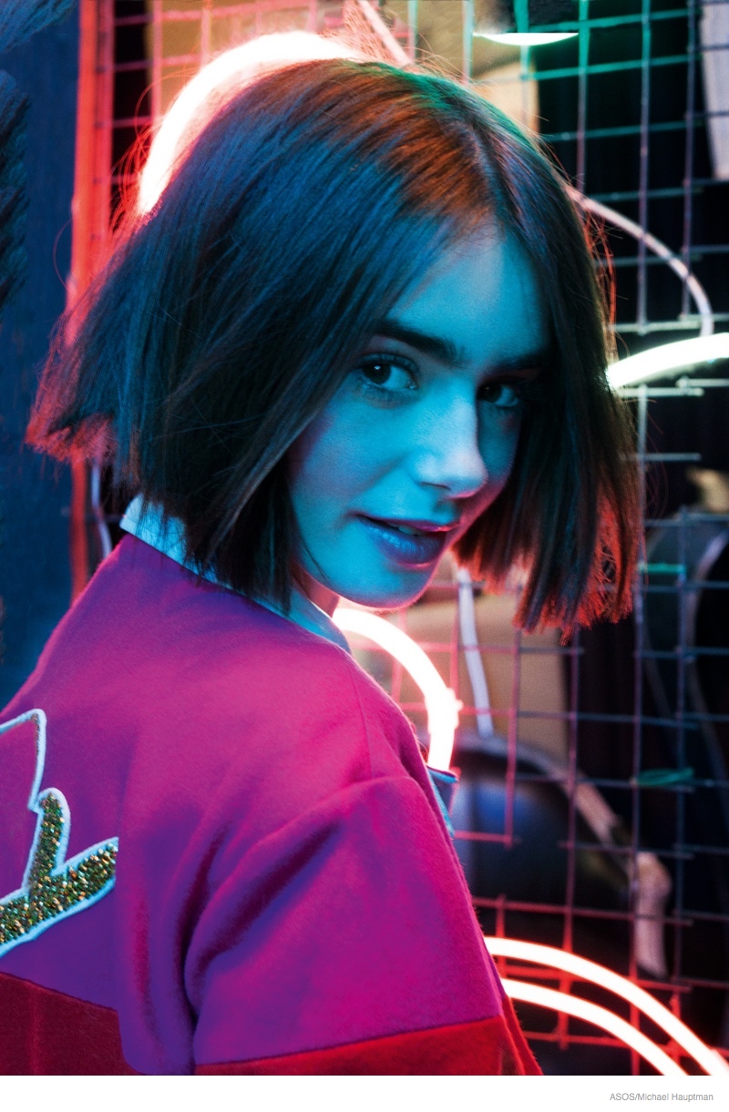 Lily Collins Gets a Pixie Haircut
