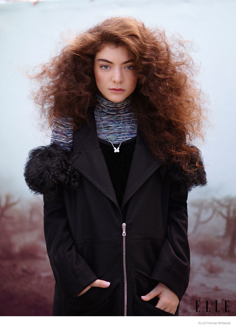 Lorde Poses for ELLE, Talks Being a Teenager in Music