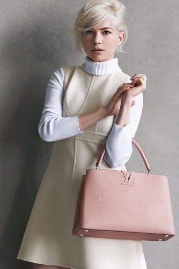 Michelle Williams Stars with Capucines Bag in Third Louis Vuitton Campaign Michelle Williams Stars with Capucines Bag in Third Louis Vuitton Campaign