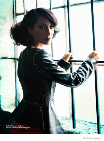 Lucy Liu Goes Glam for Schon Cover Shoot by Markus&Koala Lucy Liu Goes Glam for Schon Cover Shoot by Markus&Koala