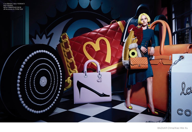 Pop Art Style: Katerina by Xiao Wei Xu in Harper’s Bazaar China September 2014