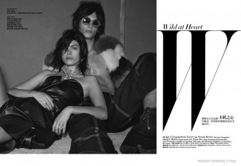 Pamela Bernier Dons Rock and Roll Style for BAZAAR China Shoot Pamela Bernier Dons Rock and Roll Style for BAZAAR China Shoot