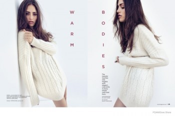 Iuliia Danko Bundles Up in Sweaters for Foam by Dove Shore