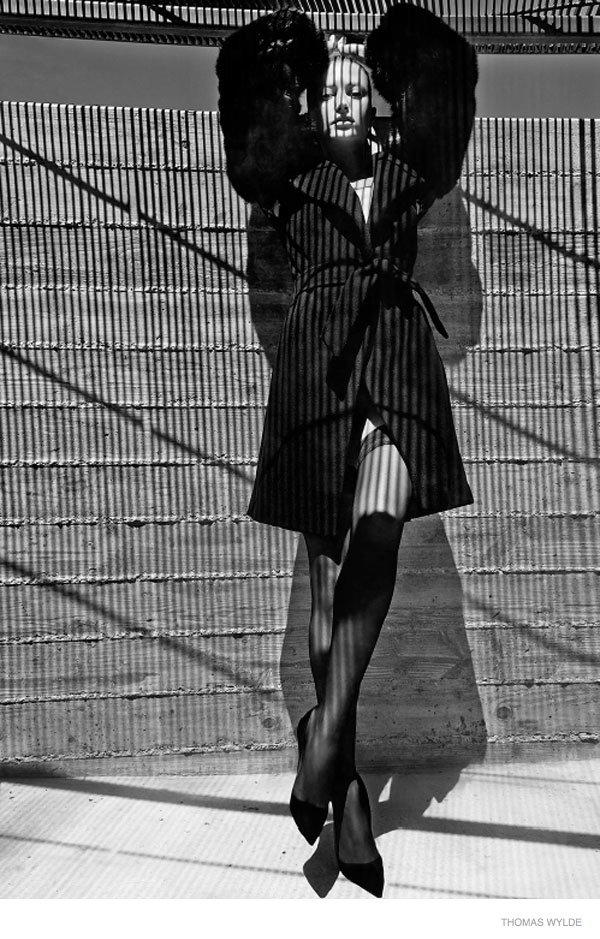 Noot Seear Wears Vixen Style for Thomas Wylde Fall 2014 Ads