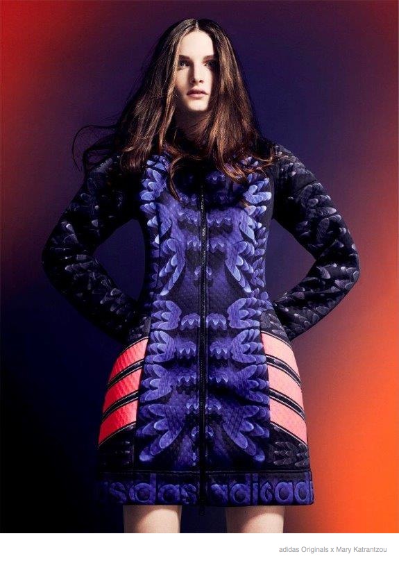 View the Mary Katrantzou for adidas Originals Lookbook