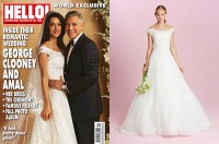 Oscar de la Renta's Fall 2015 Bridal Collection Shows Amal Alamuddin Inspired Gown Oscar de la Renta's Fall 2015 Bridal Collection Shows Amal Alamuddin Inspired Gown