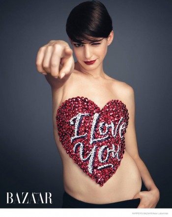 Anne Hathaway Poses for Harper’s Bazaar, Talks “Interstellar” Role Anne Hathaway Poses for Harper’s Bazaar, Talks “Interstellar” Role