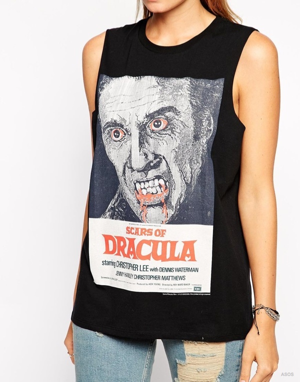 ASOS Vest Top Dracula Print