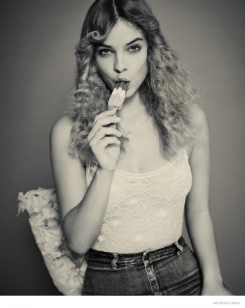 Barbara Palvin is 70s Chic, Rocks Curly Hair in Malibu Shoot Barbara Palvin is 70s Chic, Rocks Curly Hair in Malibu Shoot
