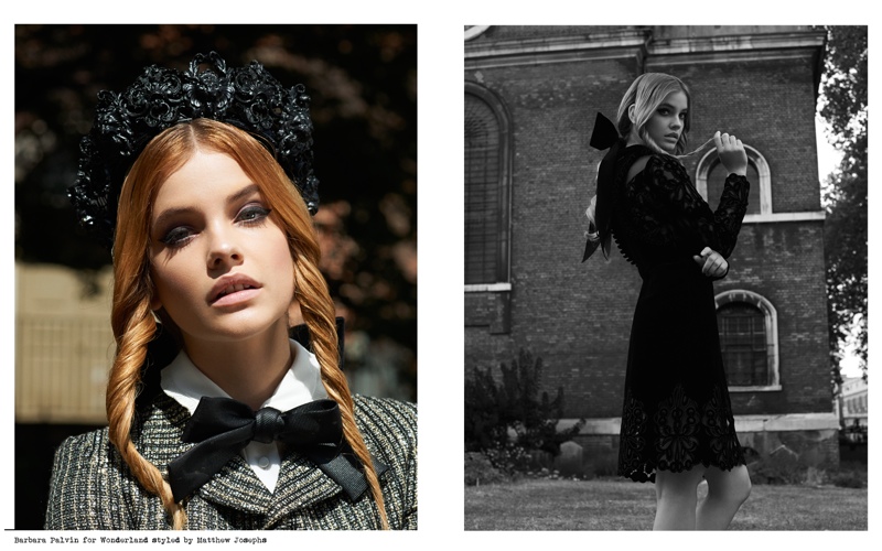 Barbara Palvin Wears Crowns for Wonderland Magazine