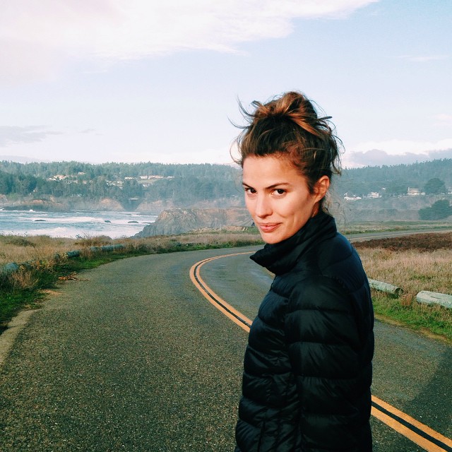 Cameron Russell on the road