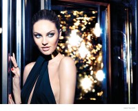 Candice Swanepoel Goes Brunette for Max Factor Christmas 2014 Campaign Candice Swanepoel Goes Brunette for Max Factor Christmas 2014 Campaign