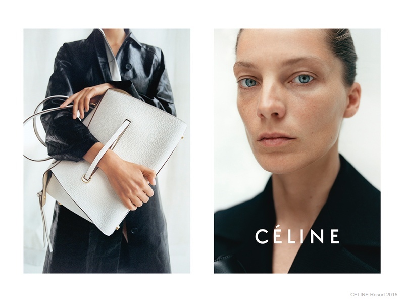 Daria Werbowy Does the “No Makeup” Look for Celine’s Resort 2015 Ads