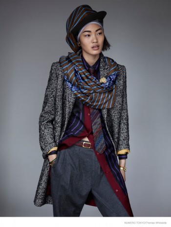 Chiharu Okunugi in Paul Smith Looks for Numero Tokyo by Thomas Whiteside Chiharu Okunugi in Paul Smith Looks for Numero Tokyo by Thomas Whiteside