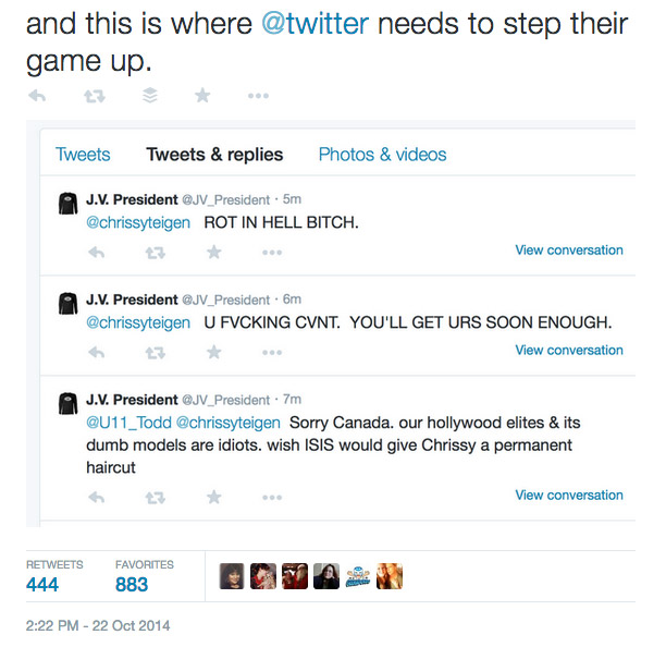 chrissy-teigen-threatening-tweets
