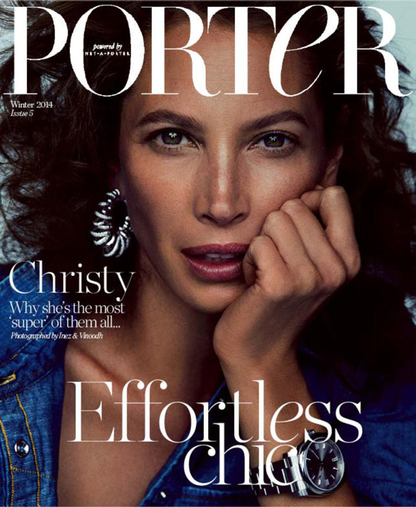 Christy Turlington Lands 2 Covers for Porter Magazine