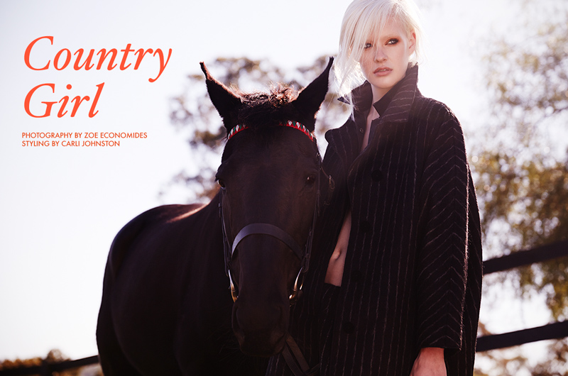 FGR Exclusive | Bianca Hepburn by Zoe Economides in “Country Girl”