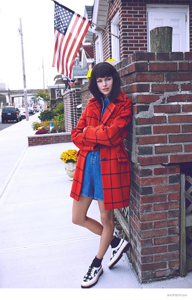 Emma Stern Nielsen Wears Fall Coats for Shopbop Lookbook